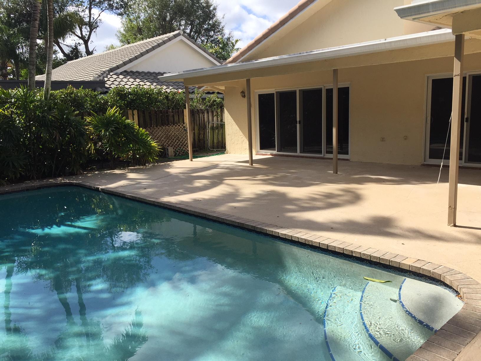 7508 Chester Terrace Boca Raton, FL 33433 - Photo 14 of 15 the pool and patio