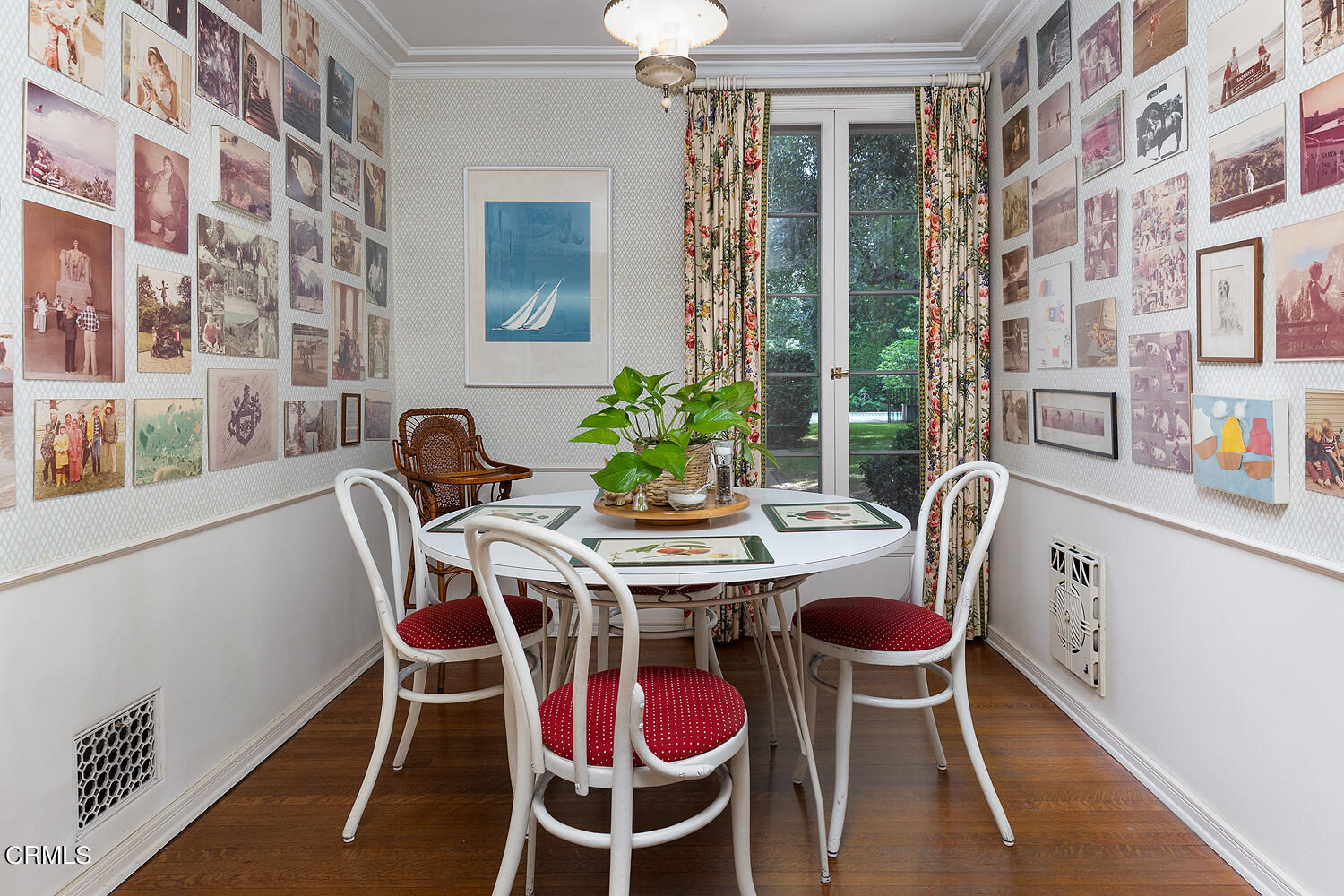 658 Chaucer Road San Marino, CA 91108 - Photo 18 of 39 a view of a dining room with furniture window and wooden floor