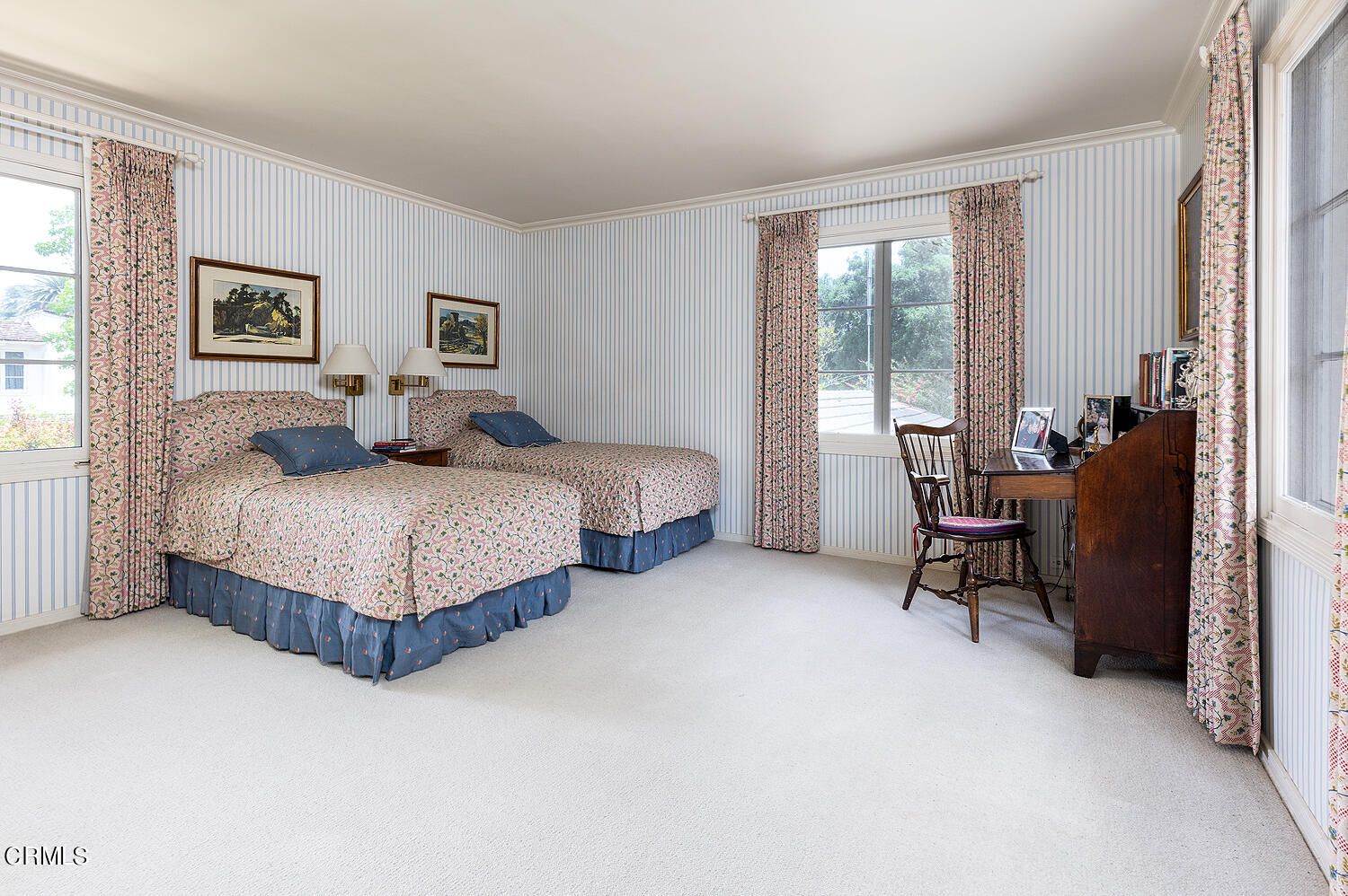 658 Chaucer Road San Marino, CA 91108 - Photo 32 of 39 a bedroom with a bed chair and a window