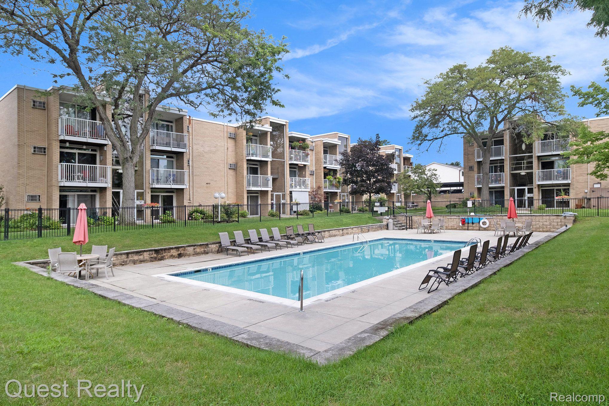 4905 Crooks Road, Unit B2 Royal Oak, MI 48073 - Photo 11 of 17 Pool area for residents
