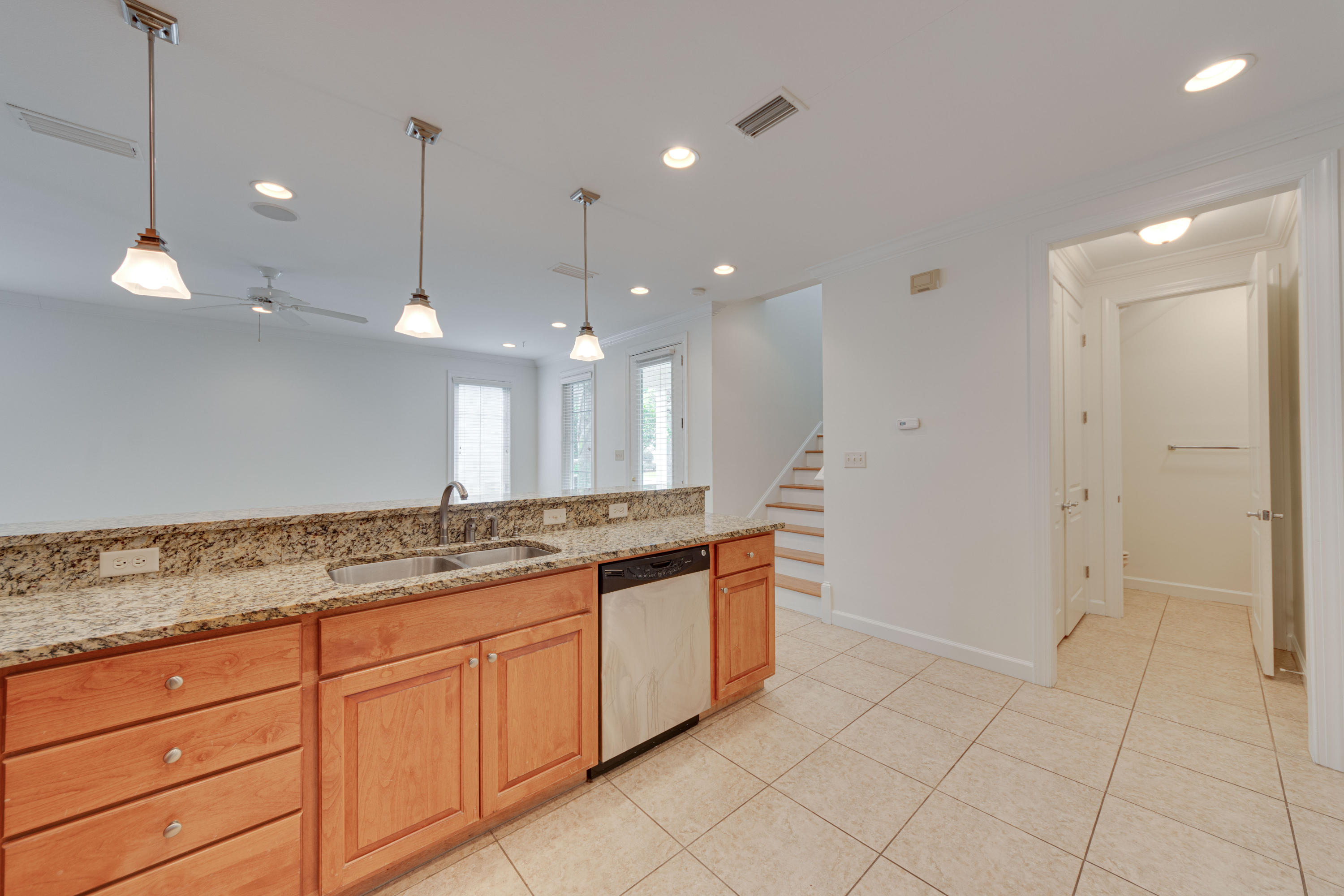 164 South Zander Way Santa Rosa Beach, FL 32459 - Photo 14 of 51 a bathroom with a granite countertop sink and a mirror