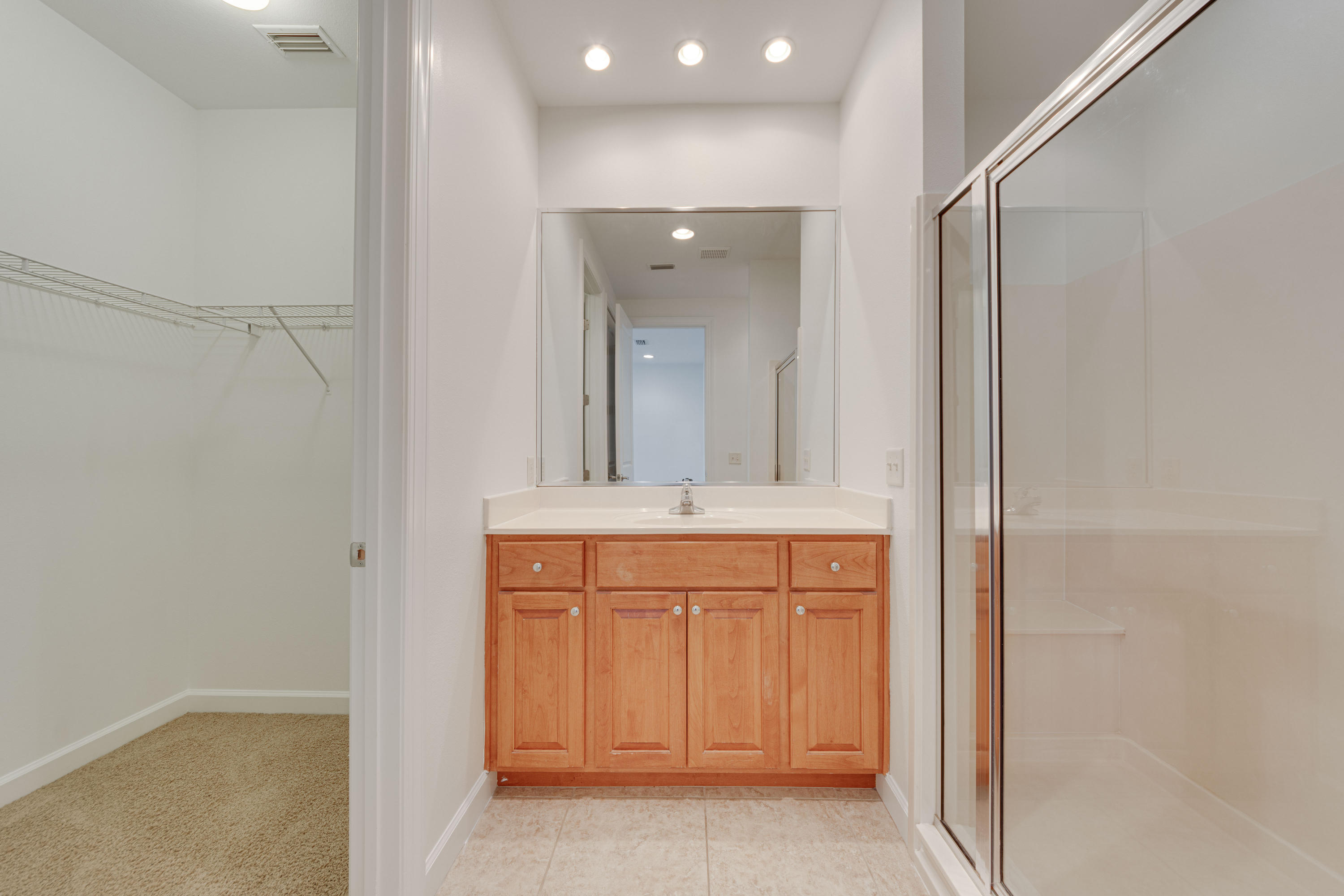 164 South Zander Way Santa Rosa Beach, FL 32459 - Photo 47 of 51 a bathroom with a sink a vanity and a mirror