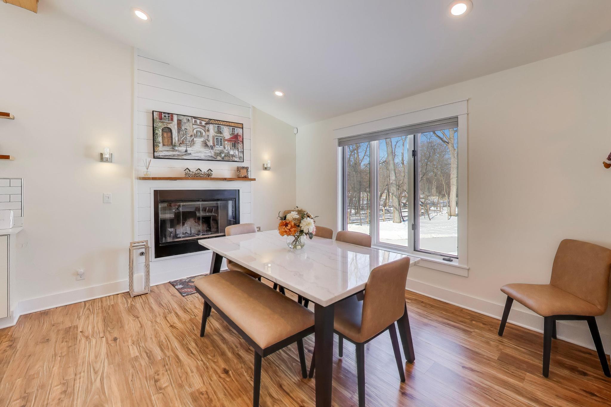 2403 Quiet Lane Delavan, WI 53115 - Photo 7 of 36 Dining w/ Fireplace