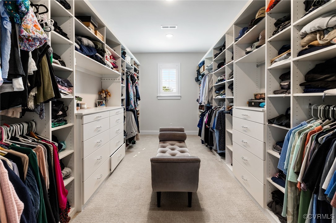 16143 Old Castle Road Midlothian, VA 23112 - Photo 29 of 50 Primary Closet with Custom Cabinetry by Closet Fac