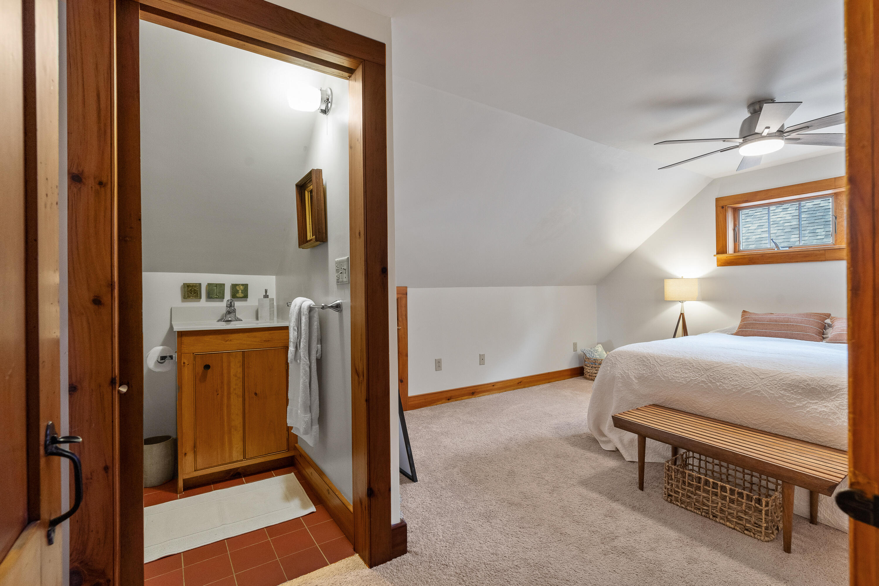 591 Cundy's Harbor Road Harpswell, ME 04079 - Photo 48 of 59 Bedroom with bath