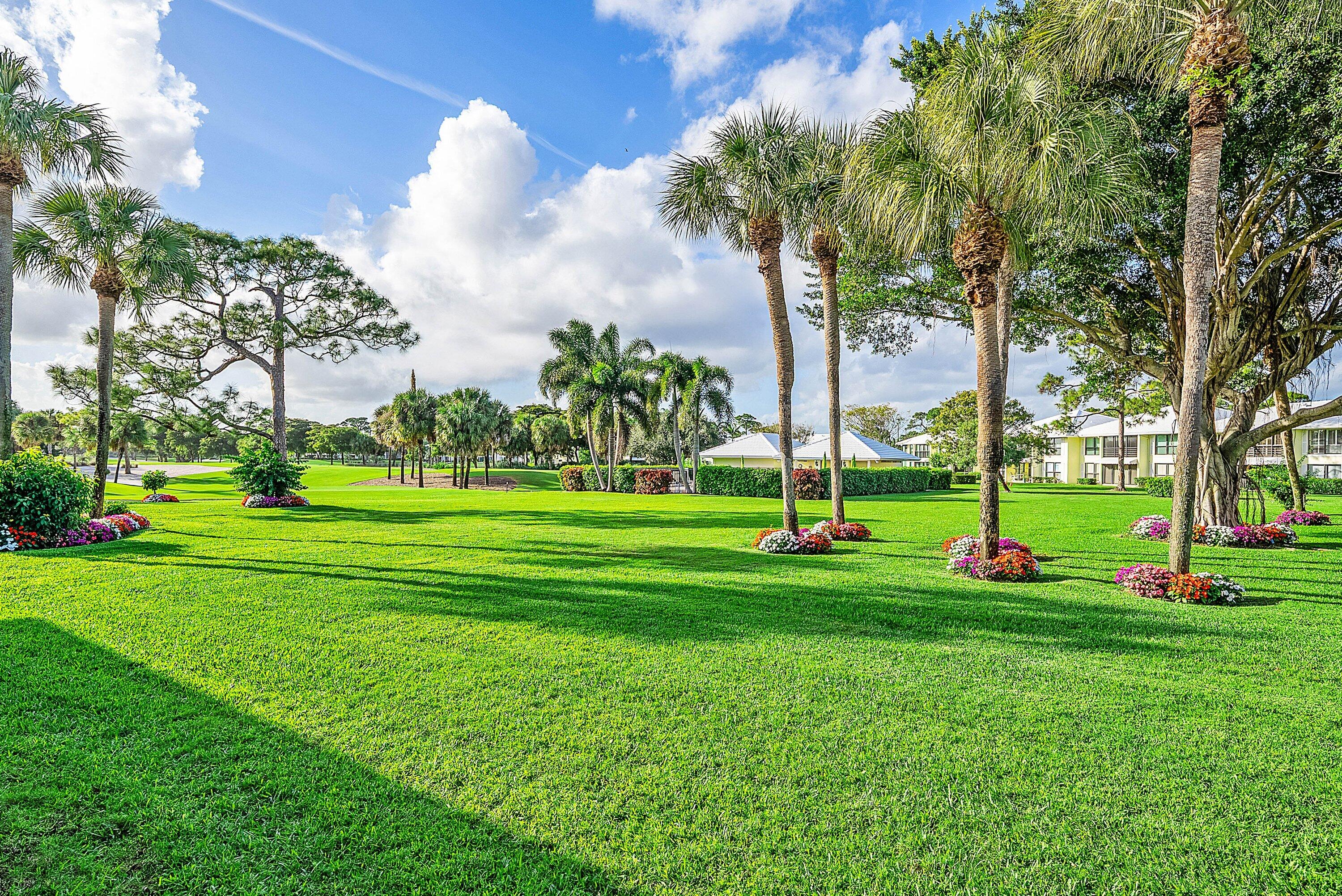 3675 Quail Ridge Drive, Unit BOBWHITE B Boynton Beach, FL 33436 - Photo 32 of 48 a garden view