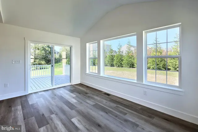 a view of an empty room