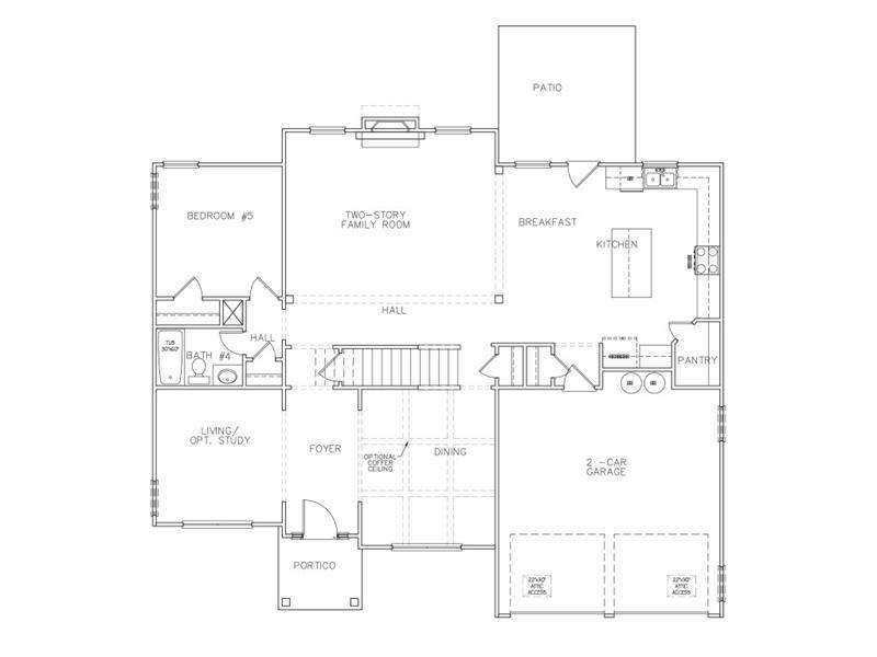 3268 Lions Ruby Lane Atlanta, GA 30349 - Photo 4 of 18 a picture of a room with a floor plan