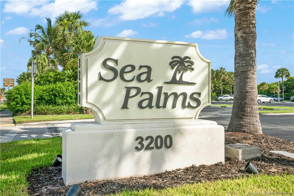 3200 North Hwy A1A, Unit 805 Fort Pierce, FL 34949 - Photo 5 of 43 a sign that is on the side of a building