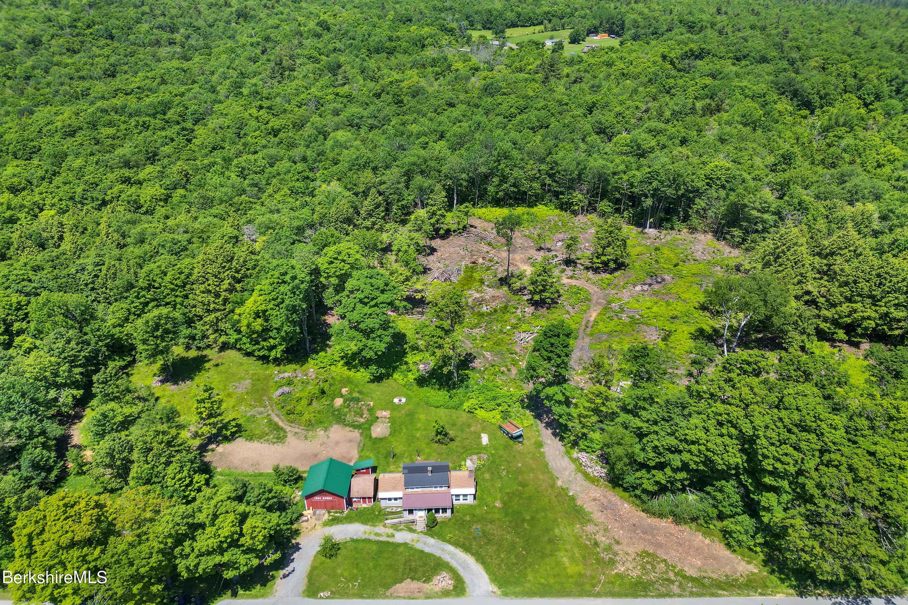 167 Loop Road Savoy, MA 01256 - Photo 24 of 26 900 Aerial View