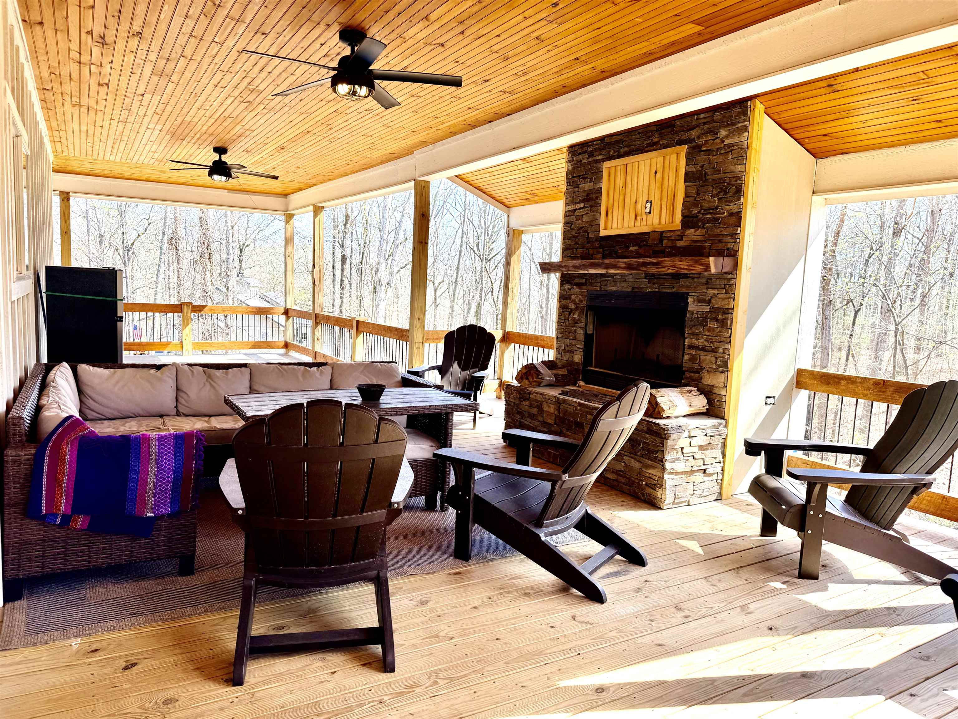 540 Muscatel Lane Counce, TN 38326 - Photo 24 of 29 a living room with furniture and a fireplace
