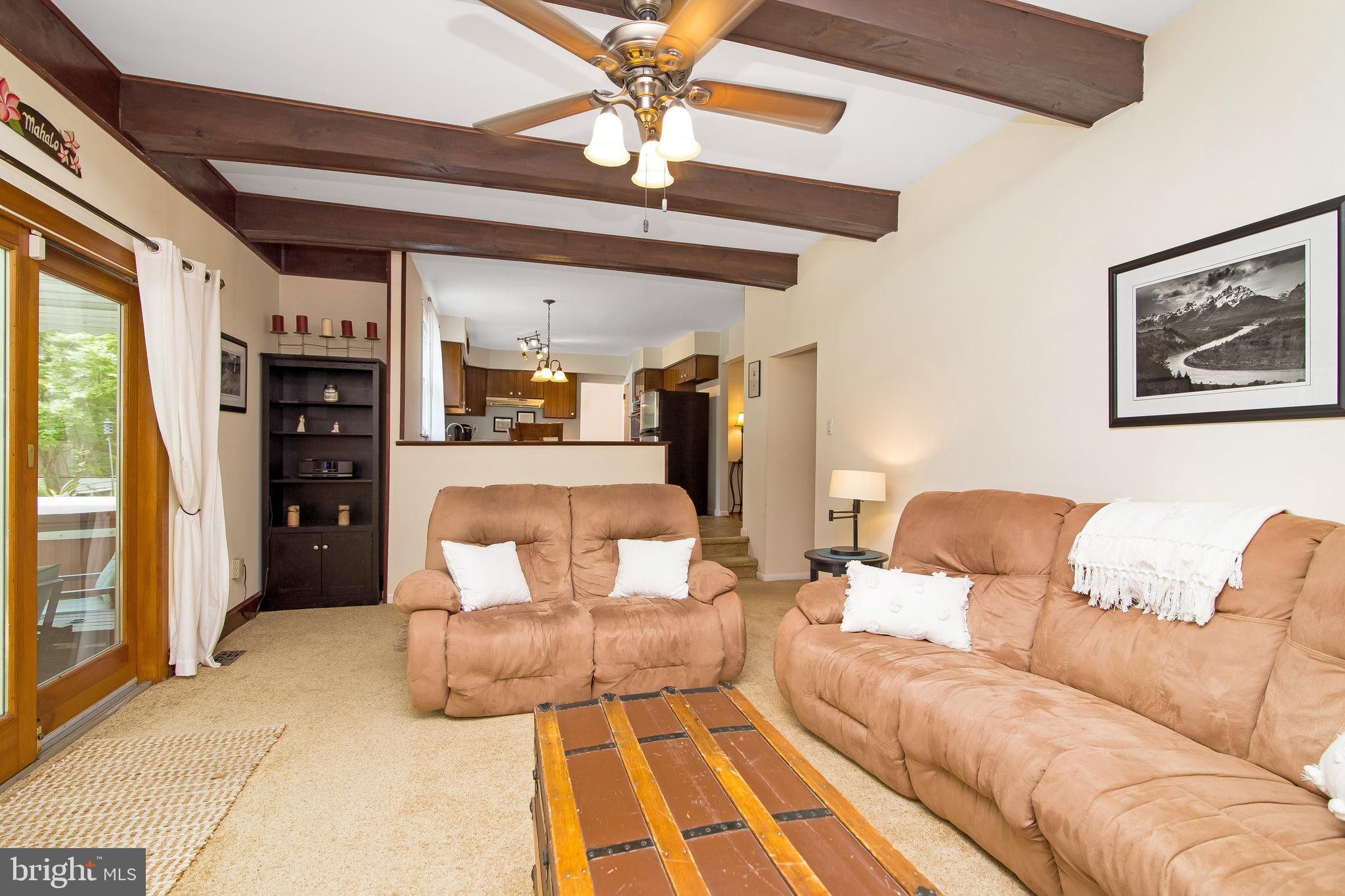 414 St David Drive Mount Laurel, NJ 08054 - Photo 11 of 34 Great Rm w/ Open entrance to Kitchen & ceiling fan