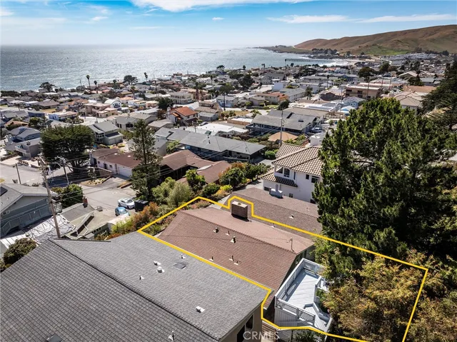 an aerial view of a city with lots of residential buildings