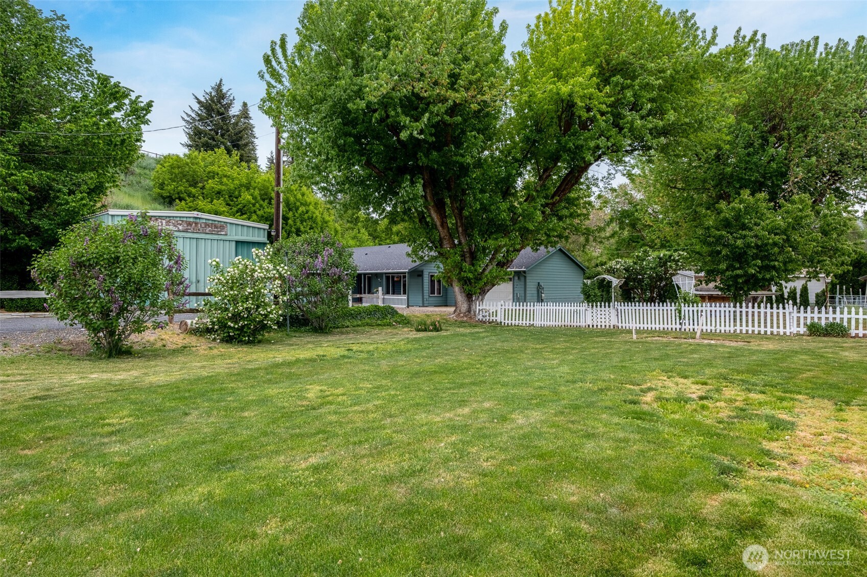 5197 Regan Road Cashmere, WA 98815 - Photo 24 of 29 a front view of a house with garden