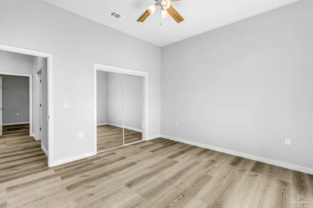 wooden floor in an empty room