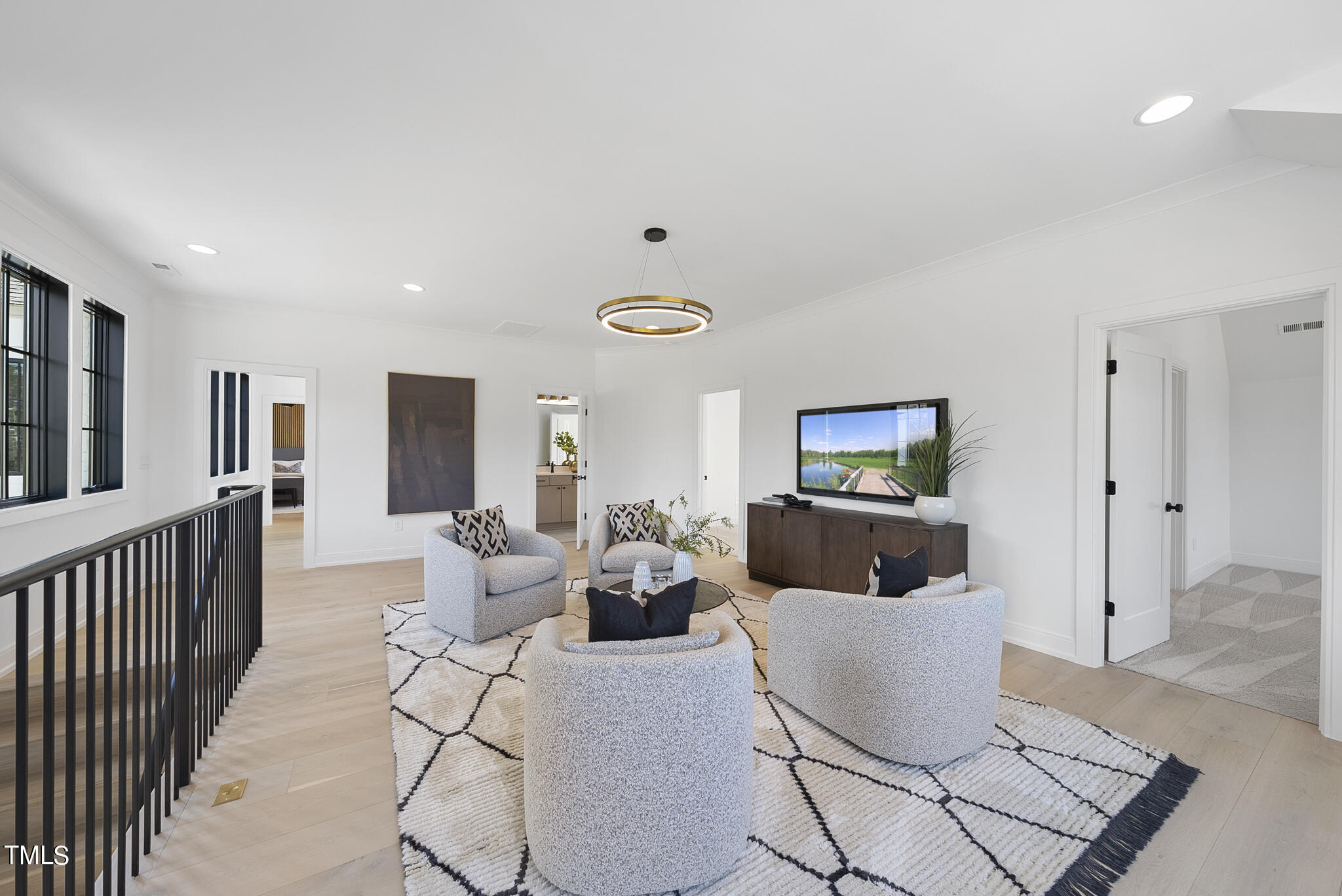 3305 Founding Place Raleigh, NC 27612 - Photo 15 of 100 a living room with furniture and a table