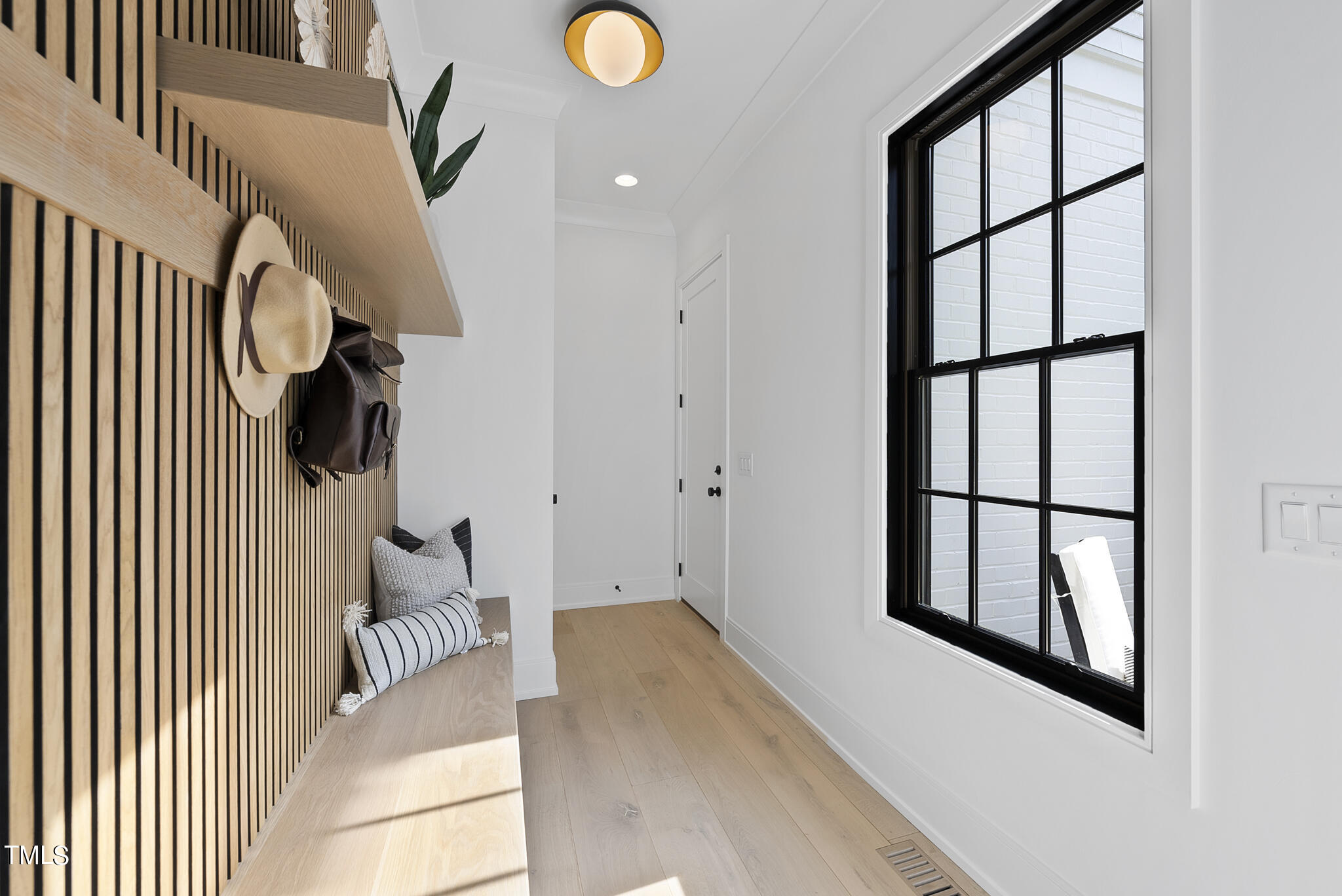 3305 Founding Place Raleigh, NC 27612 - Photo 48 of 100 a view of entryway and hall with wooden floor