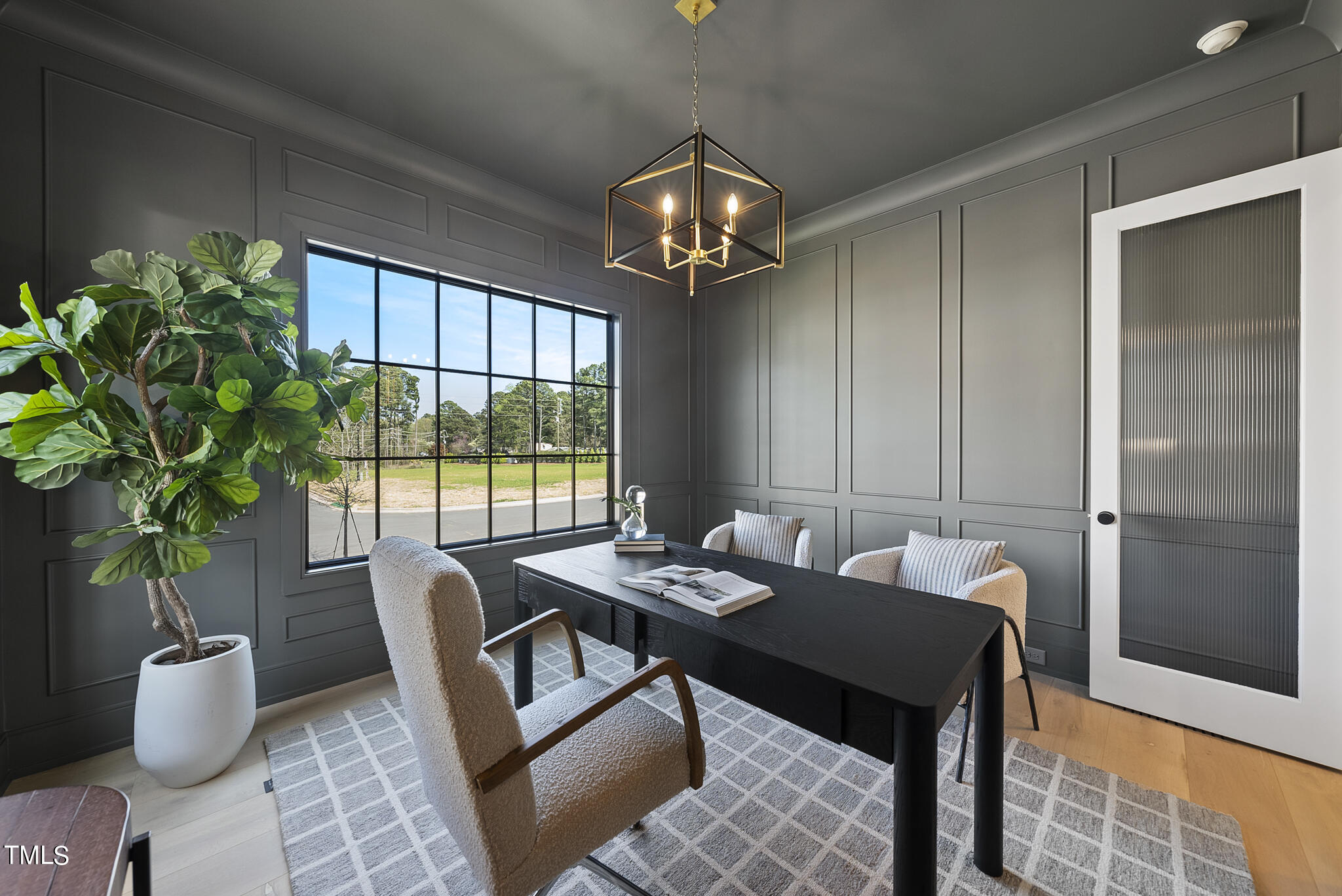 3305 Founding Place Raleigh, NC 27612 - Photo 52 of 100 a view of a dining room with furniture window and outside view