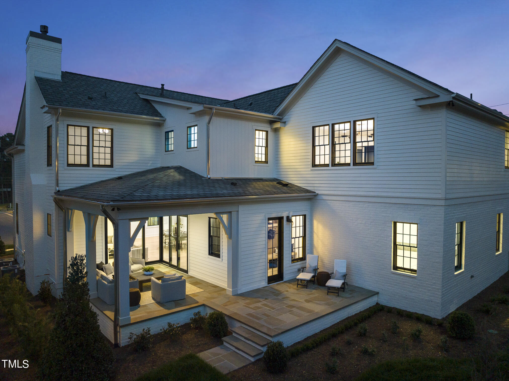 3305 Founding Place Raleigh, NC 27612 - Photo 96 of 100 a front view of a house with porch