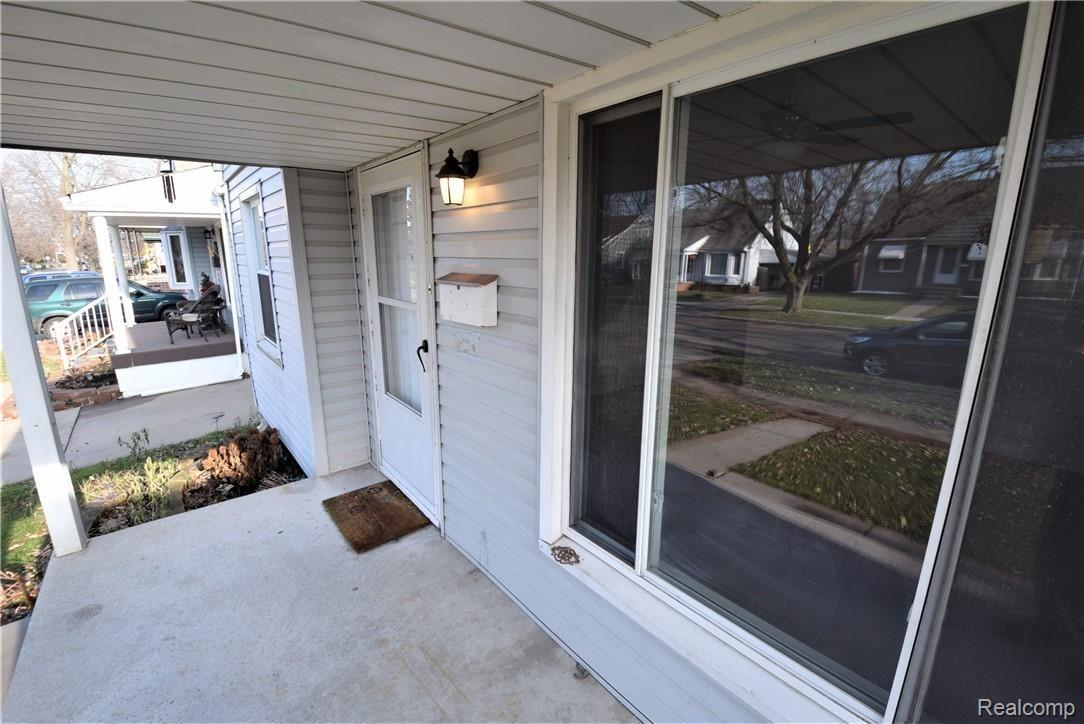 Covered front porch