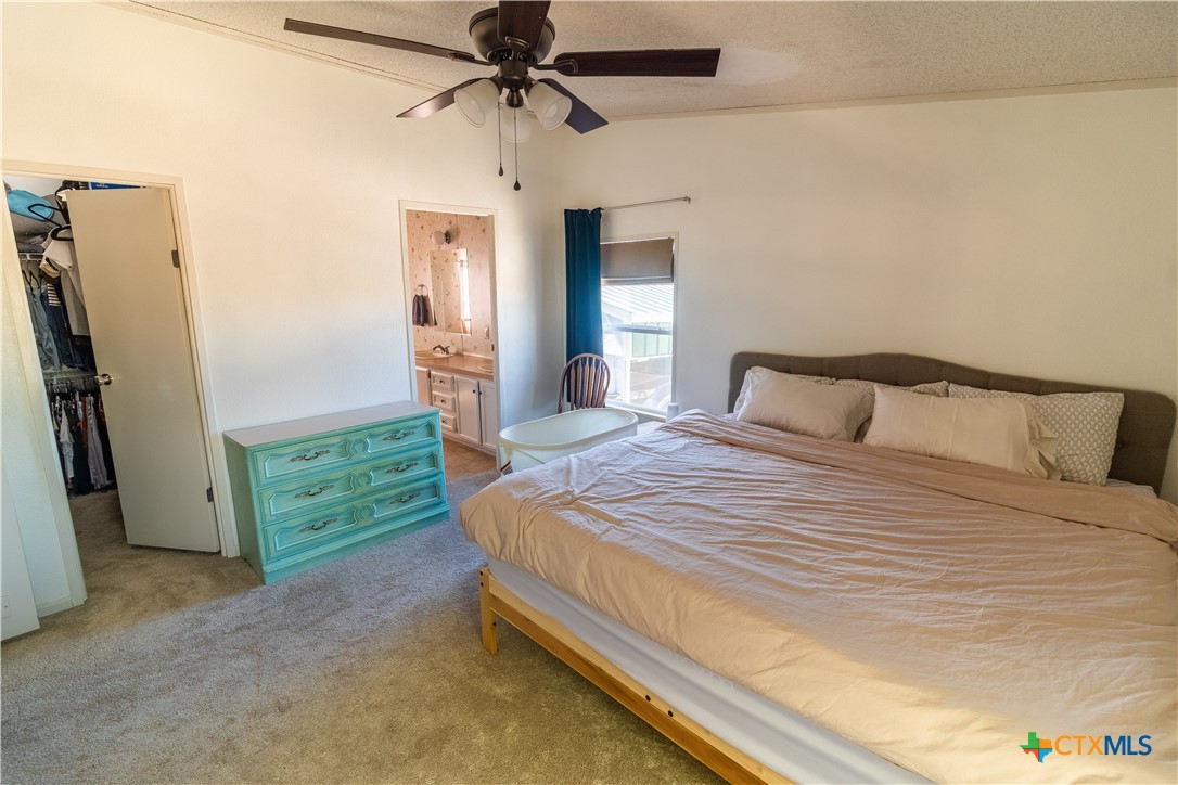 250 Rocky Road Lockhart, TX 78644 - Photo 20 of 45 a bedroom with a bed and a mirror