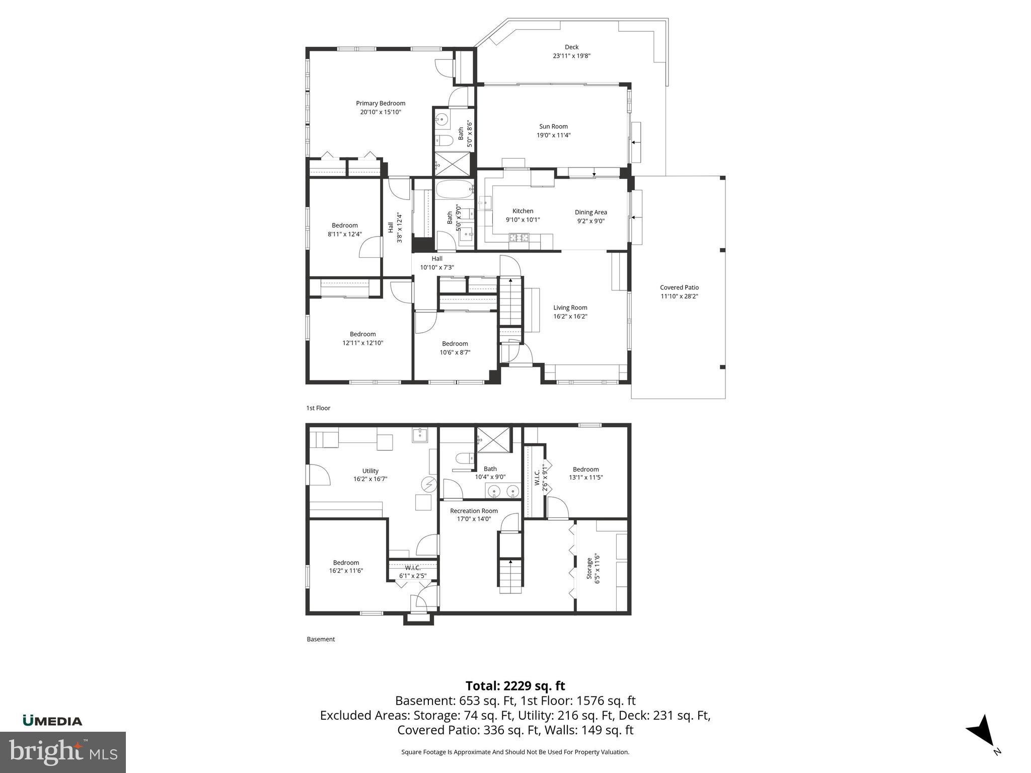5308 Inverchapel Road Springfield, VA 22151 - Photo 28 of 28 Combined floor plan