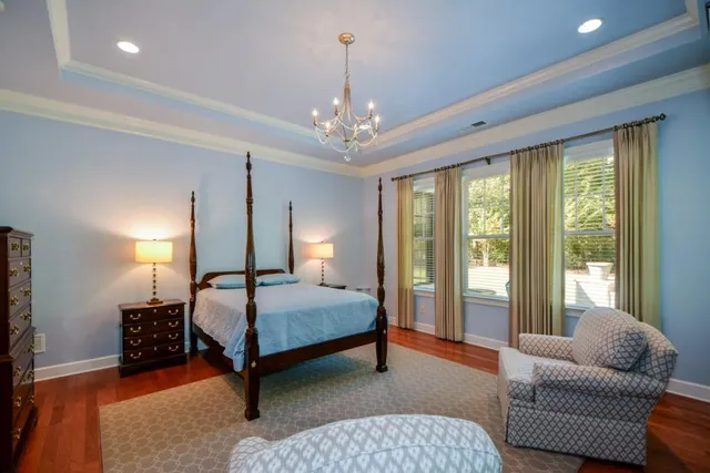 a patio with table and chairs