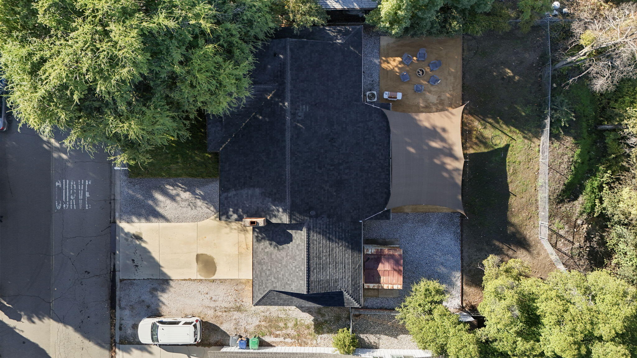 6958 Riverside Drive Redding, CA 96001 - Photo 29 of 30 an aerial view of residential house with outdoor space