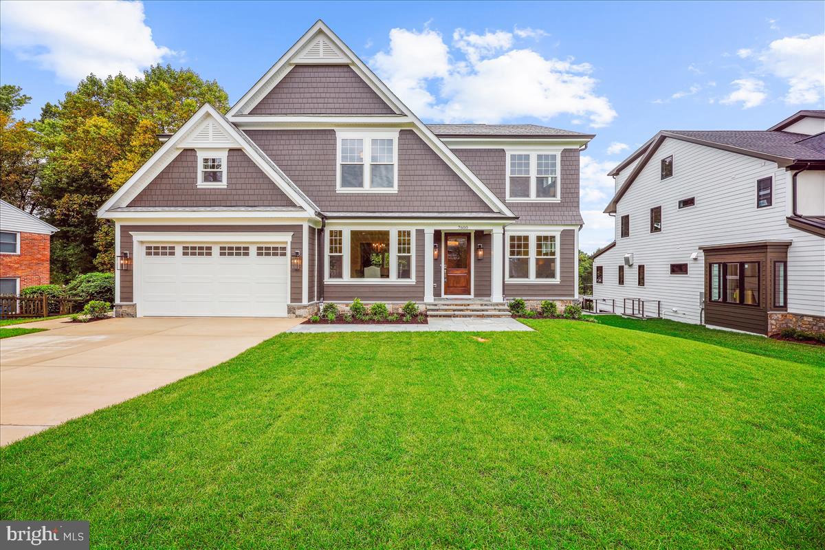 7600 Massena Road Bethesda, MD 20817 - Photo 3 of 102 front view of a house with a yard