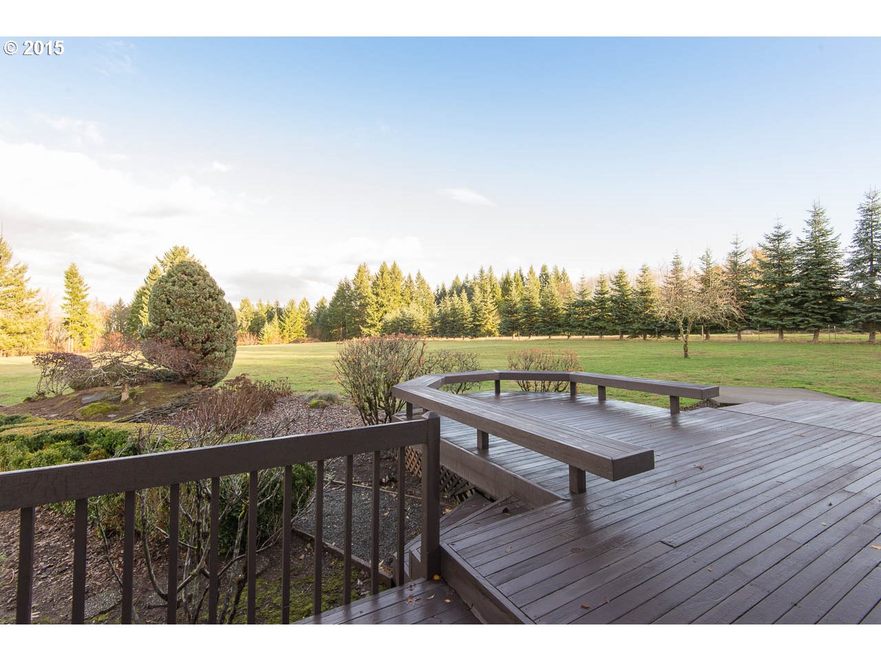 21220 South Springwater Road Estacada, OR 97023 - Photo 32 of 32 a view of a wooden deck and city view