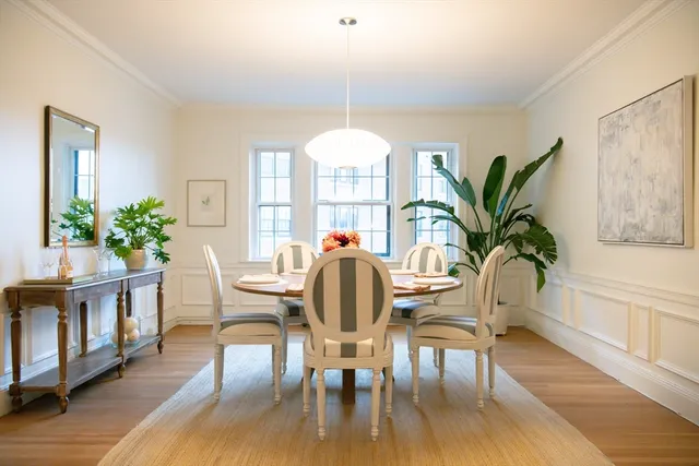 a view of livingroom with furniture and wooden floor