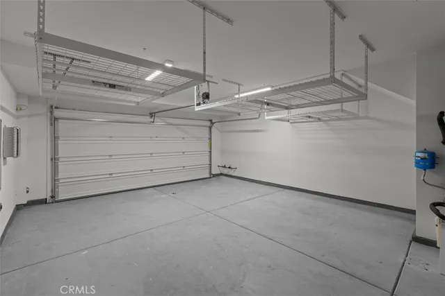 a close view of water heater room