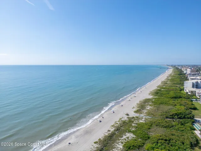 a view of an ocean beach