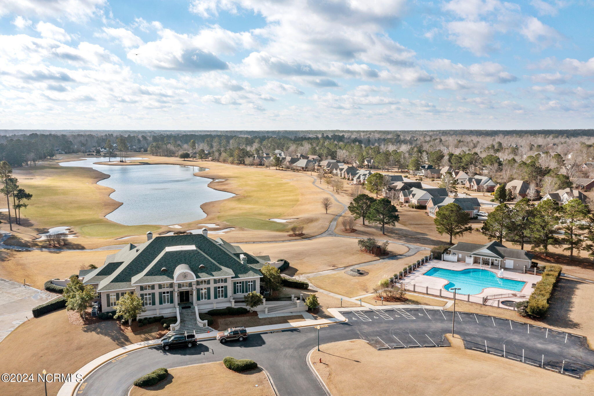 126 Neuchatel Road New Bern, NC 28562 - Photo 70 of 71 Aerial View of Taberna Clubhouse