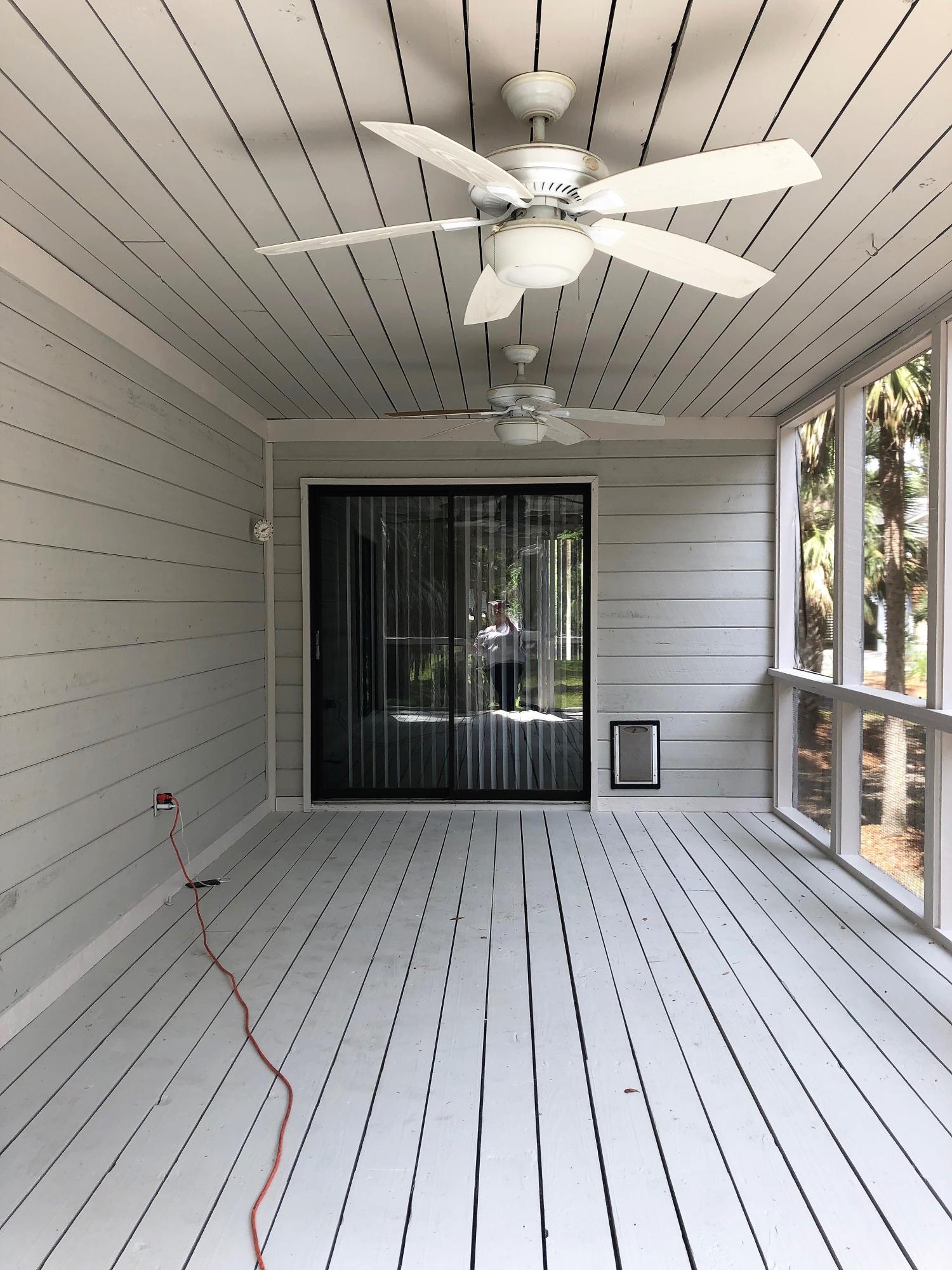 Newly Painted Screened in Porch