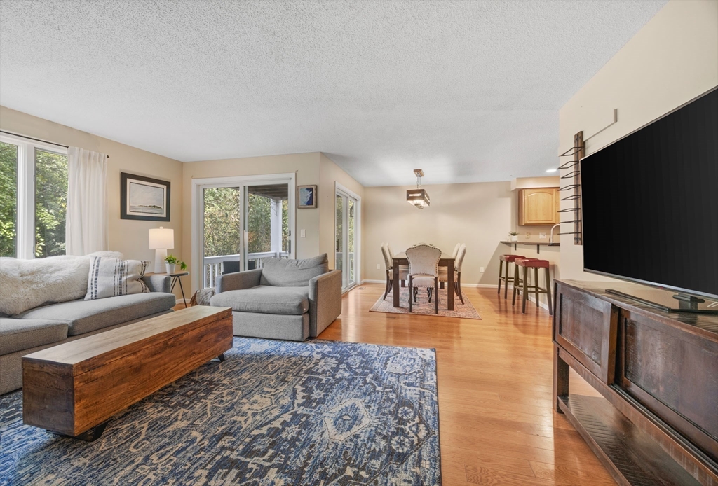 120 Abington Road, Unit 120 Danvers, MA 01923 - Photo 9 of 31 a living room with furniture and a flat screen tv