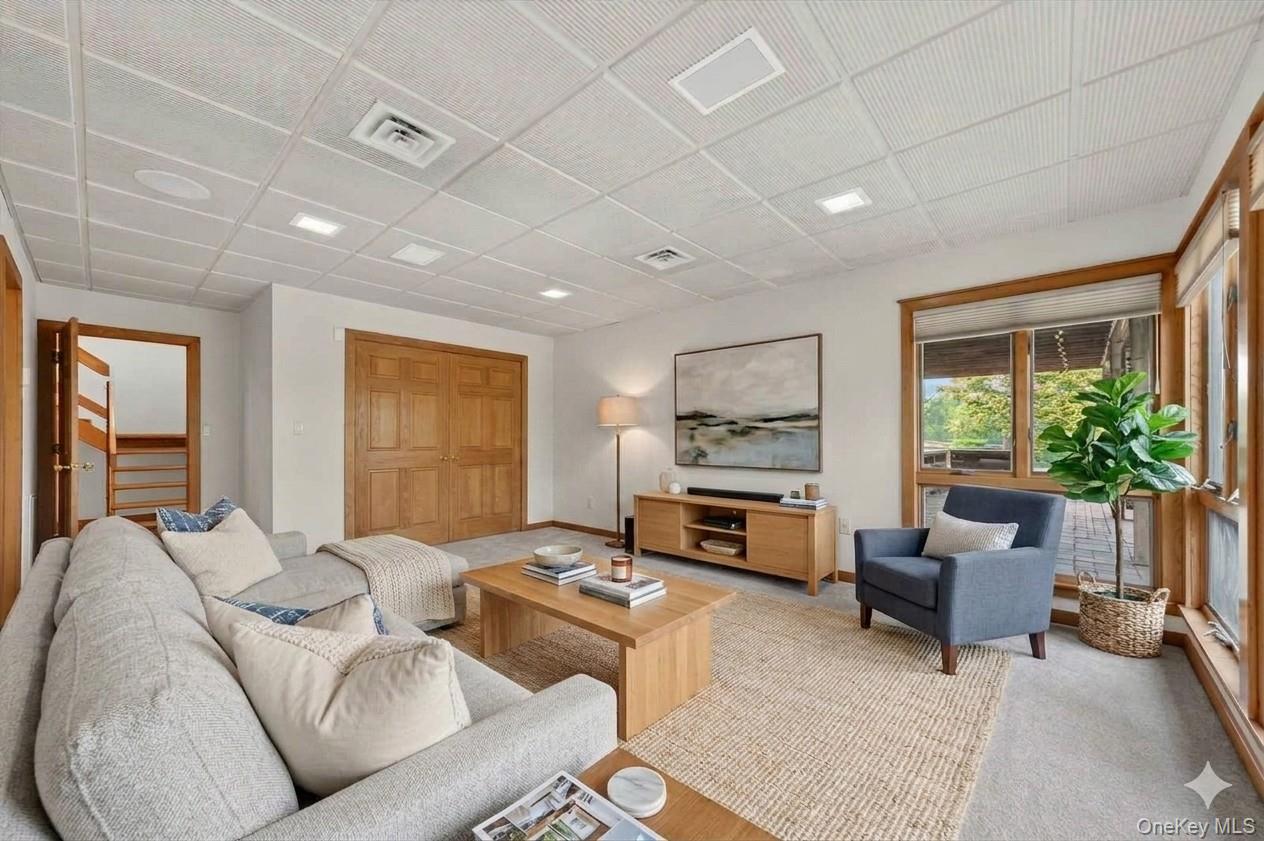 165 Hasbrouck Road Goshen, NY 10924 - Photo 29 of 50 Lower level bedroom staged as a living area*virtually staged*