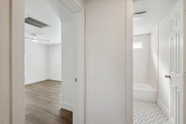 a view of closet area