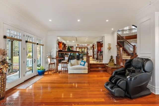 a kitchen with lots of counter top space