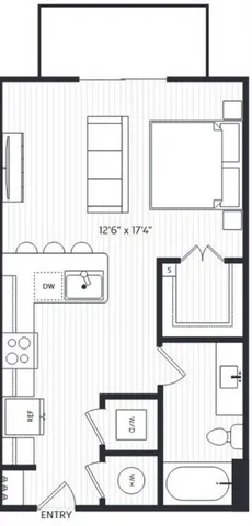 a picture of a bathroom with a window