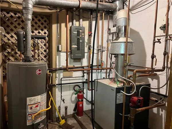 a view of storage and utility room