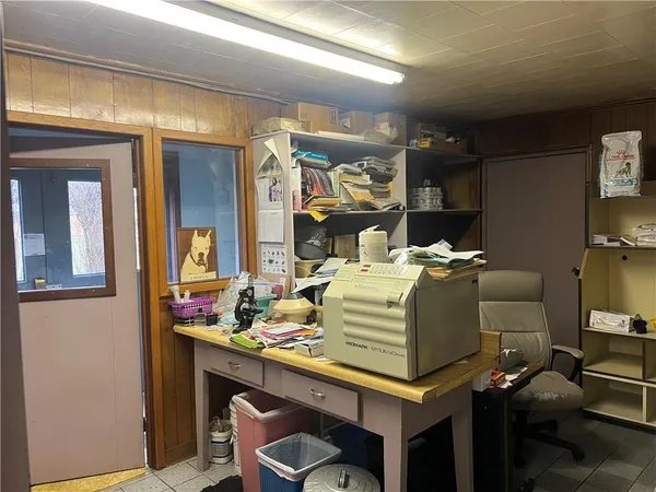 a room with musical instruments