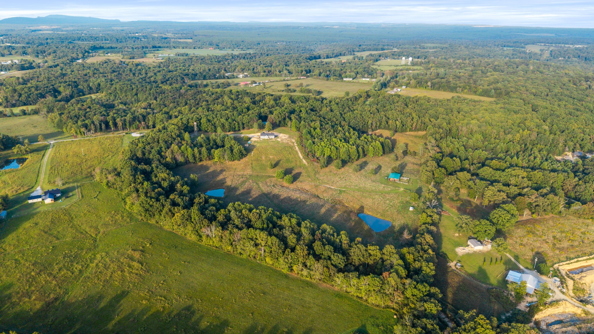 610 Summer City Firetower Road Pikeville, TN 37367 - Photo 33 of 60 an aerial view of residential houses with outdoor space and trees