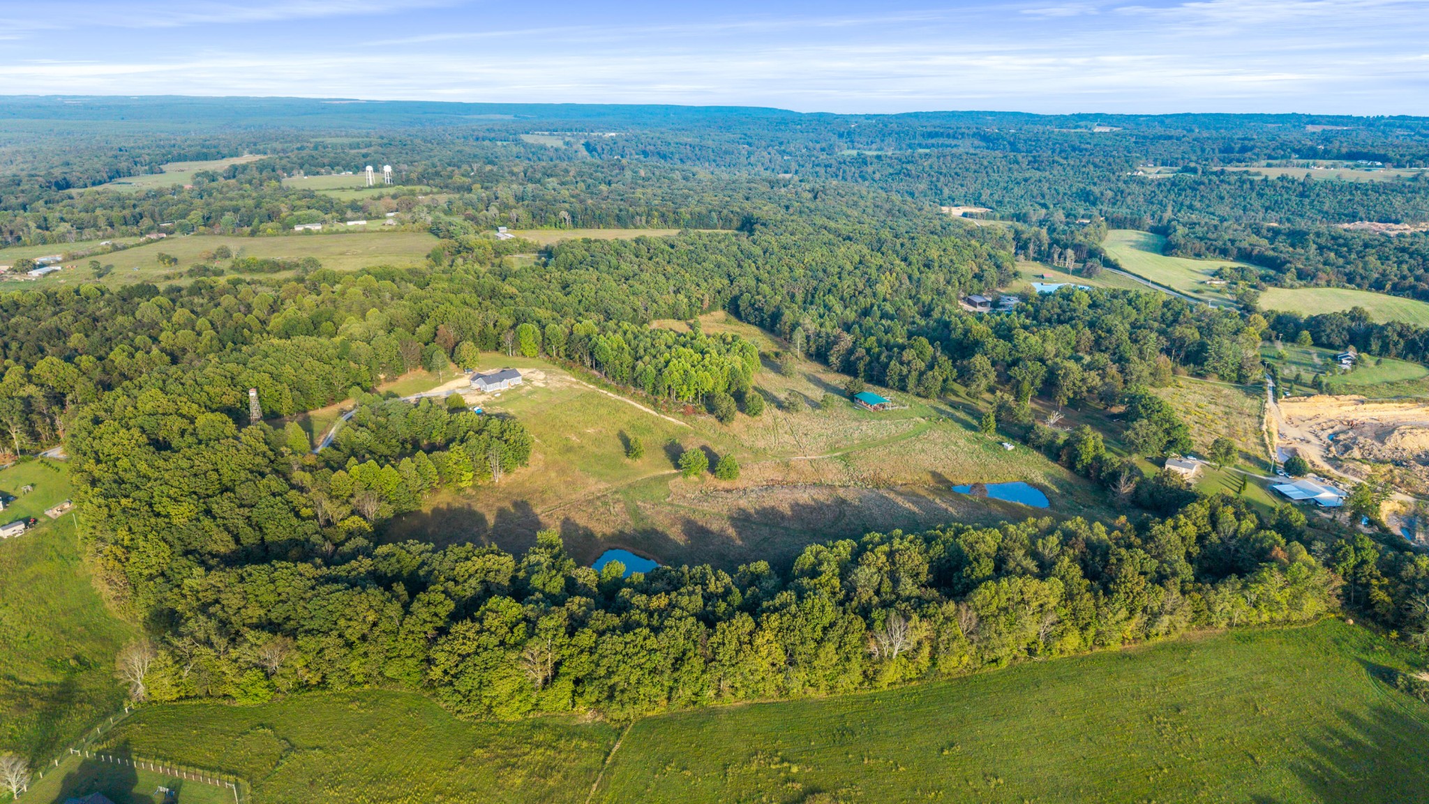 610 Summer City Firetower Road Pikeville, TN 37367 - Photo 44 of 60 an aerial view of residential houses with outdoor space and trees all around