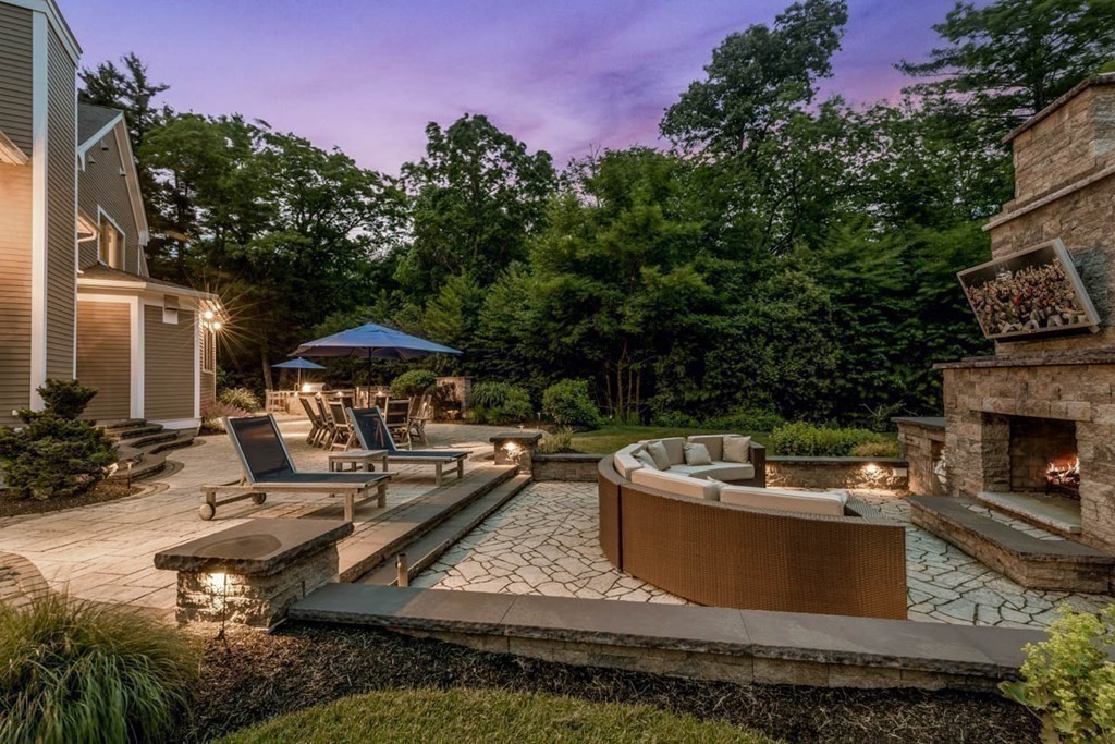 19 Ross Lane Middleton, MA 01949 - Photo 34 of 42 a view of a house with backyard sitting area and swimming pool