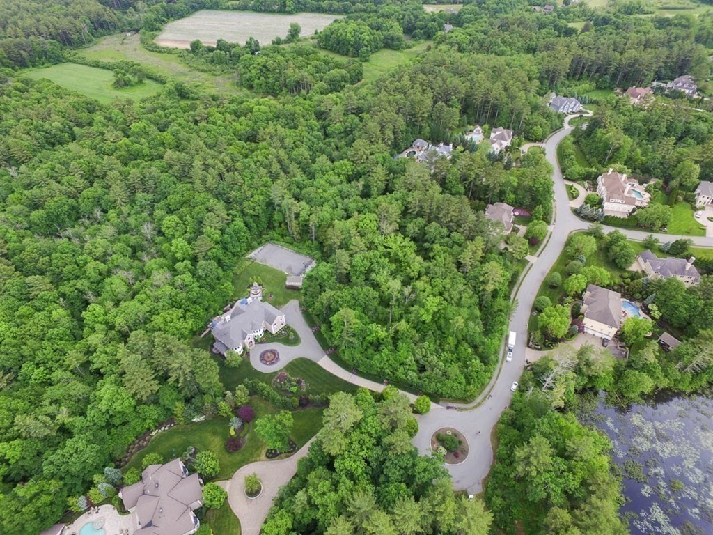 19 Ross Lane Middleton, MA 01949 - Photo 42 of 42 an aerial view of a house with a yard and outdoor seating