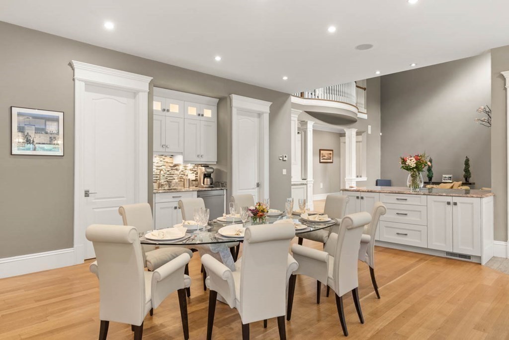19 Ross Lane Middleton, MA 01949 - Photo 7 of 42 a dining room with furniture and wooden floor