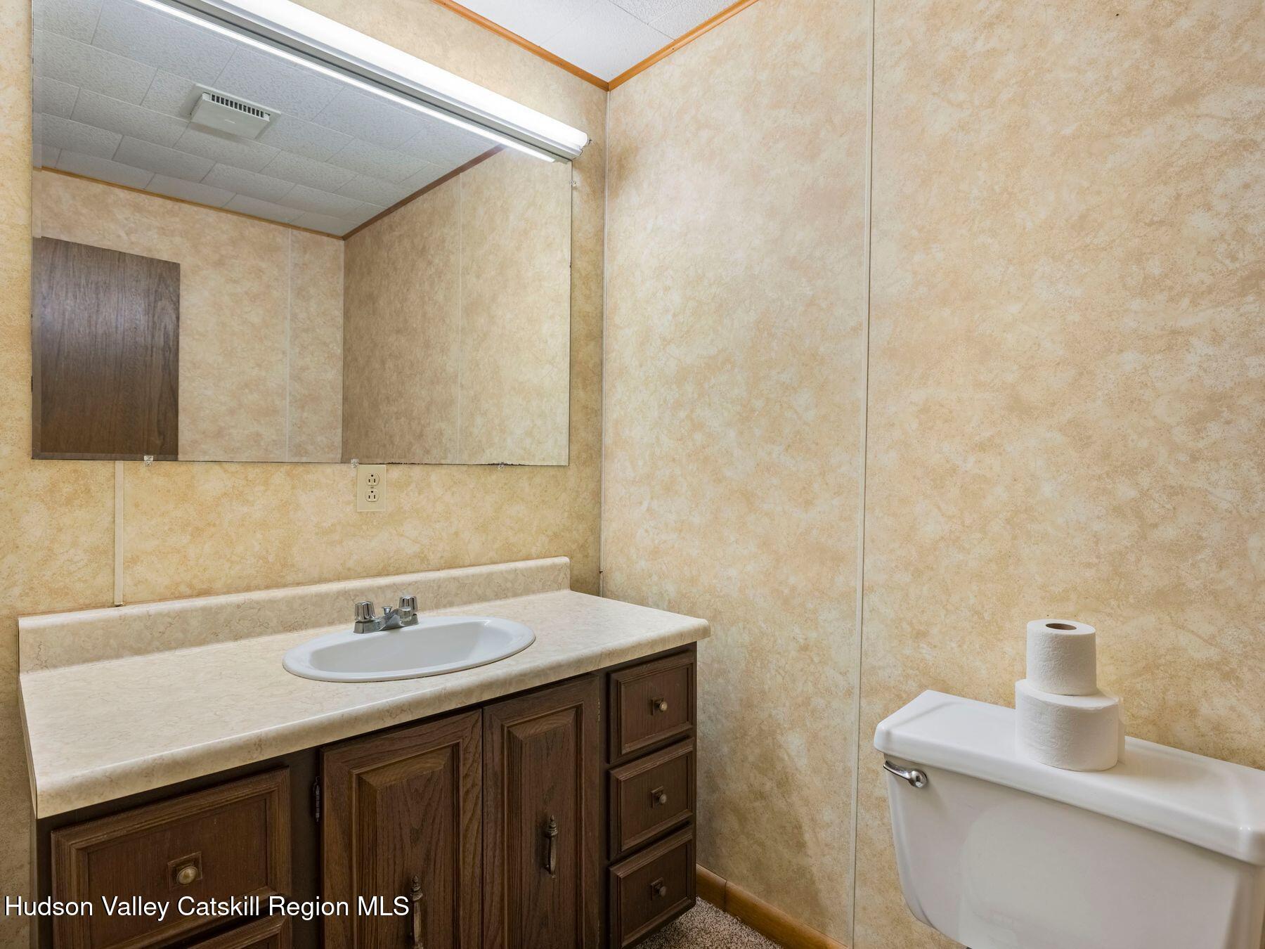 169 Mattice Road Prattsville, NY 12468 - Photo 20 of 52 a bathroom with a sink and a toilet