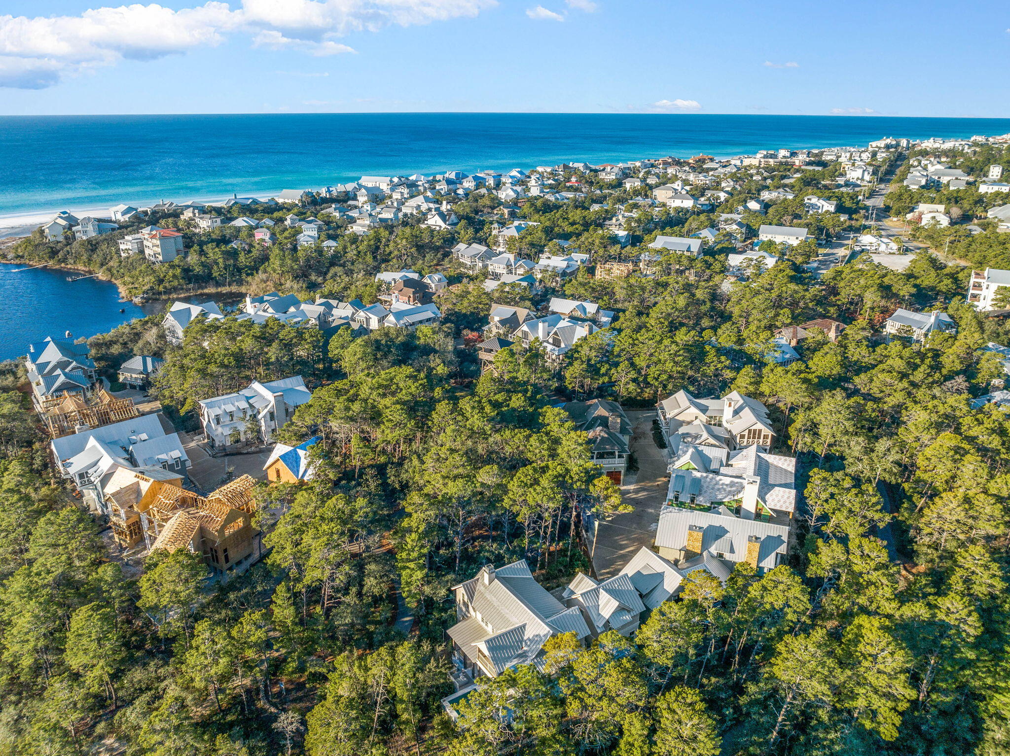 7-6 Cedar Post Road Santa Rosa Beach, FL 32459 - Photo 15 of 37 an aerial view of residential building with parking space