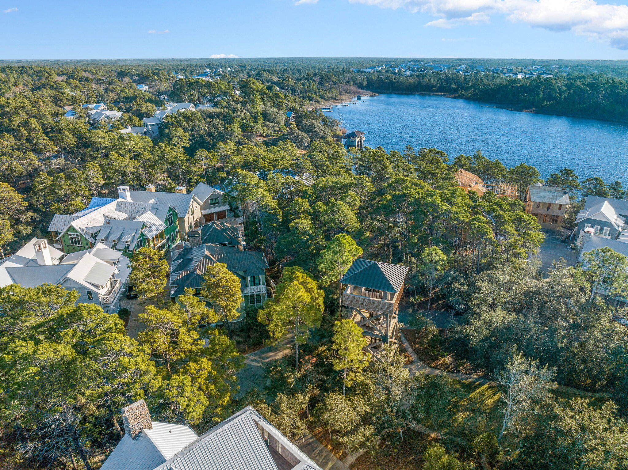 7-6 Cedar Post Road Santa Rosa Beach, FL 32459 - Photo 6 of 37 a view of a lake with a city